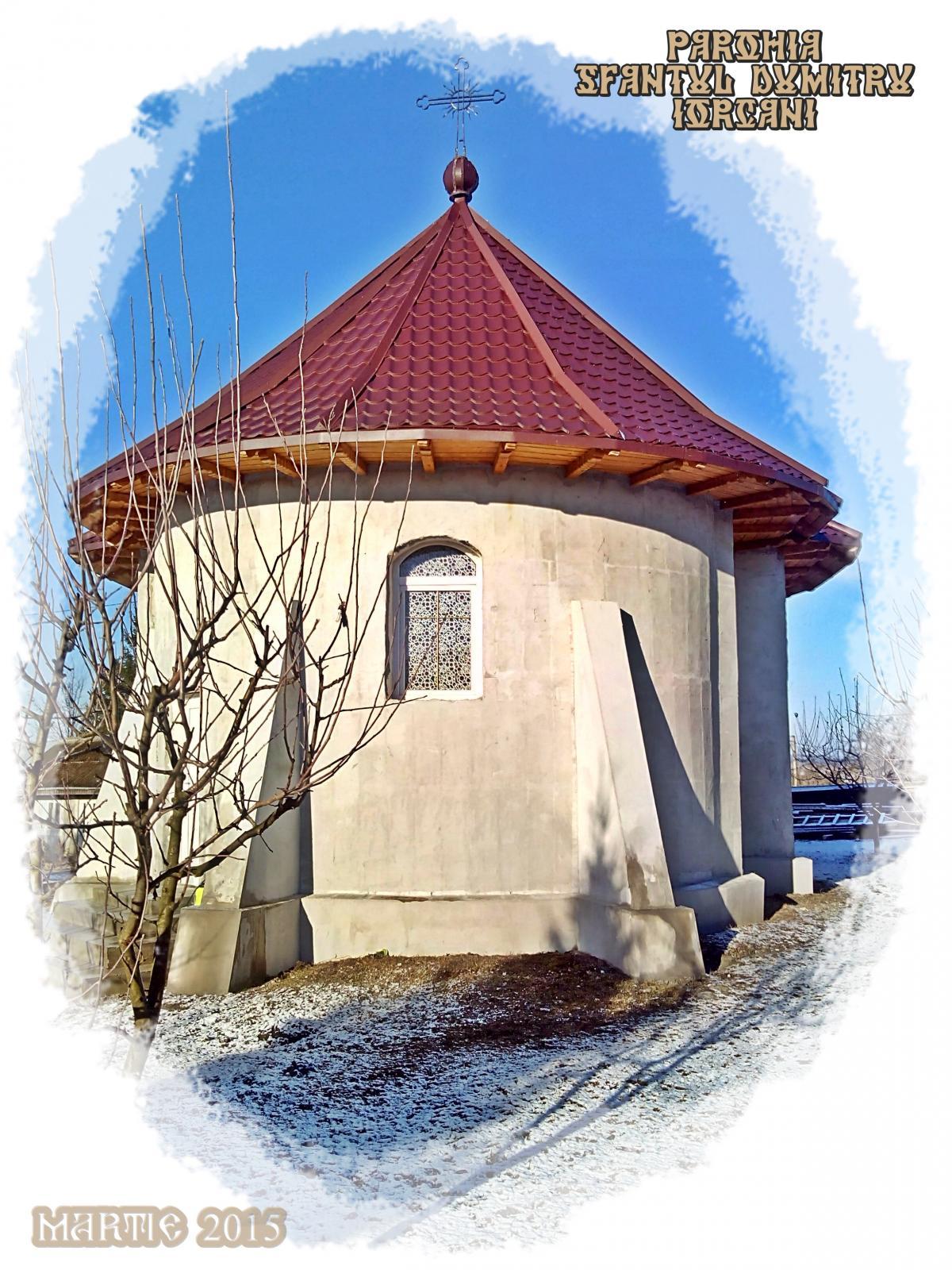 Biserica Iorcani - vedere exterioară: Sf. Altar